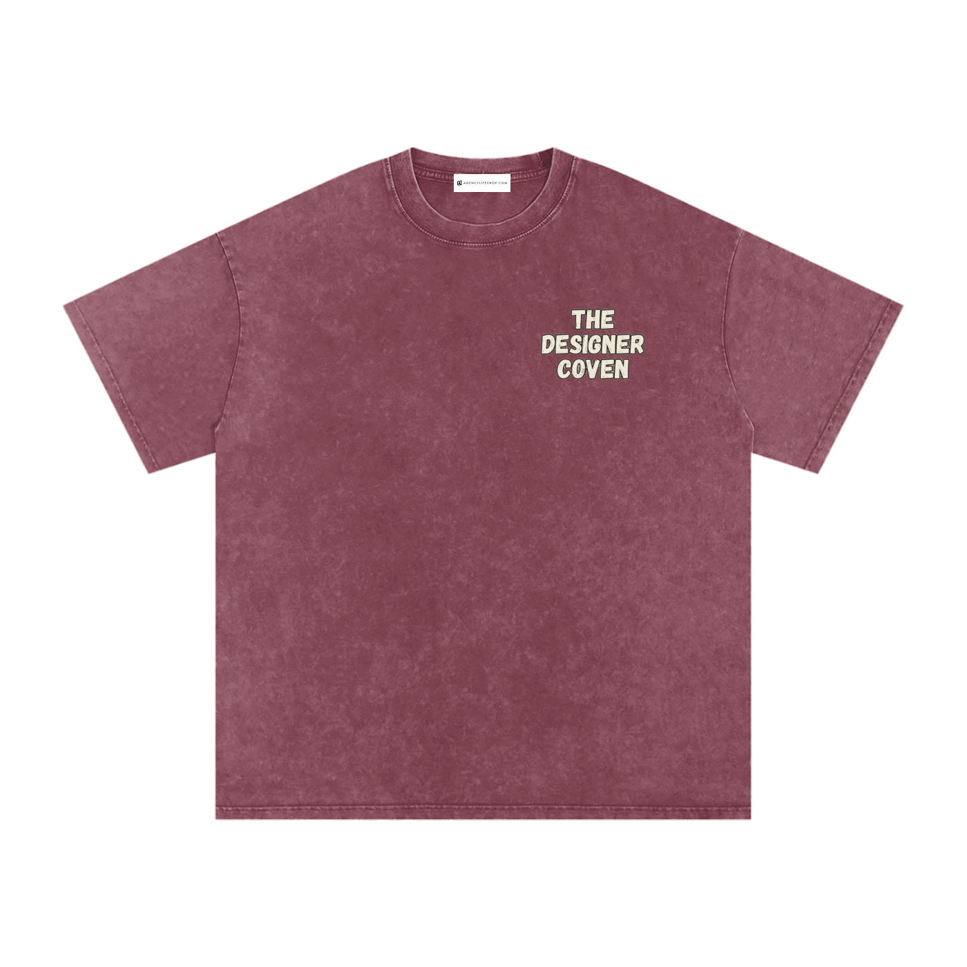 The Designer Coven | Snow Washed Oversized Cotton T-Shirt