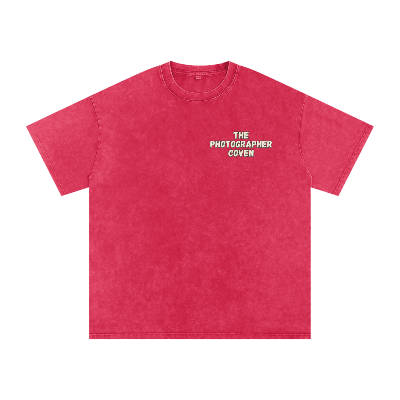 The Photographer Coven | Snow Washed Oversized Cotton T-Shirt