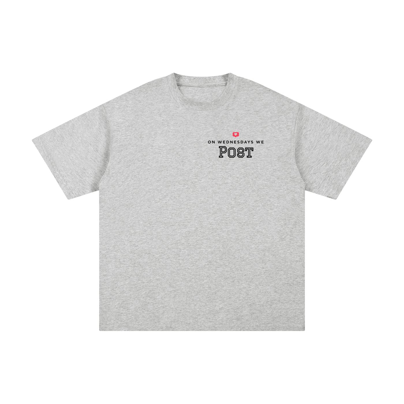 On Wednesdays, We Post | Unisex Pure Cotton T-Shirt