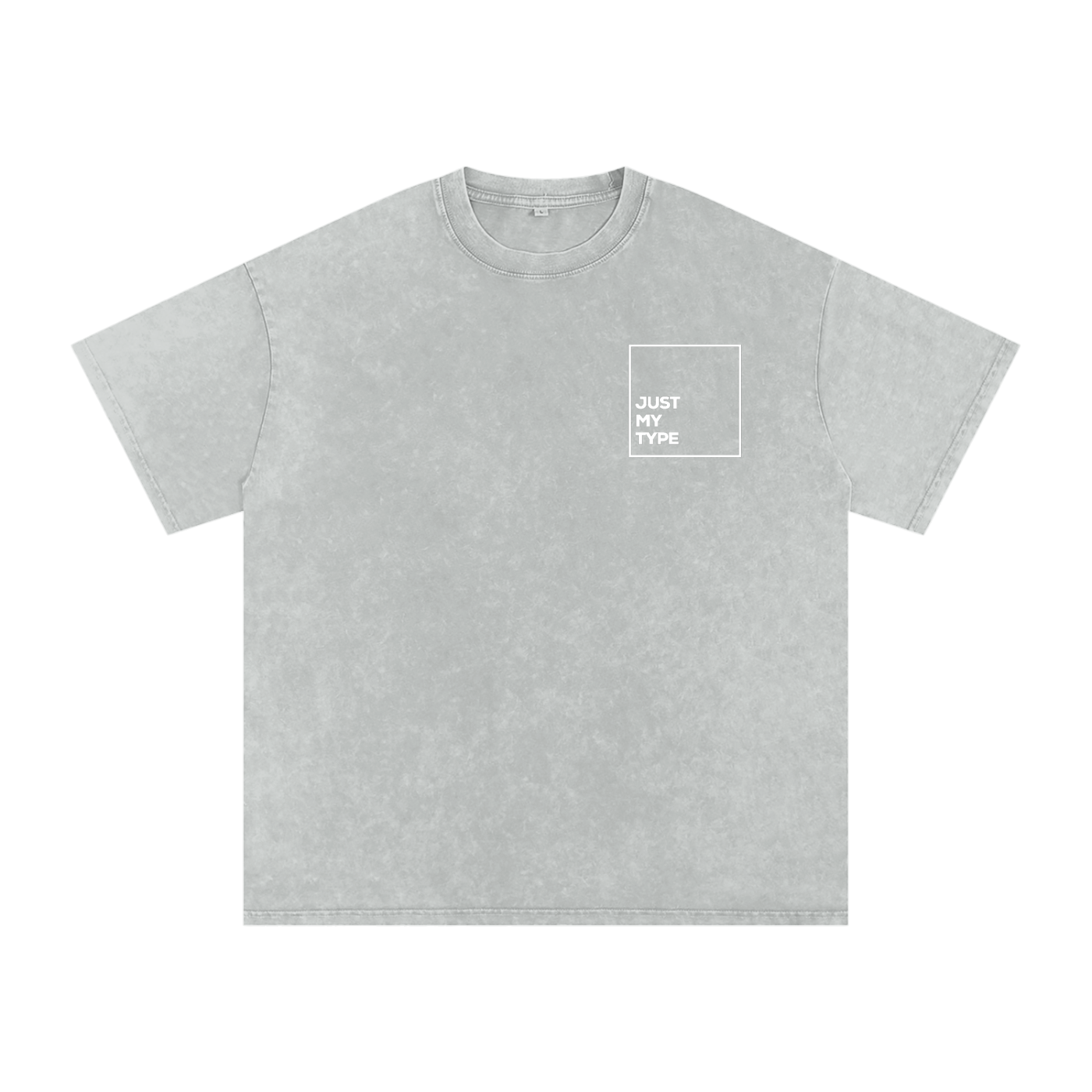 Just My Type | Snow Washed Oversized Cotton T-Shirt