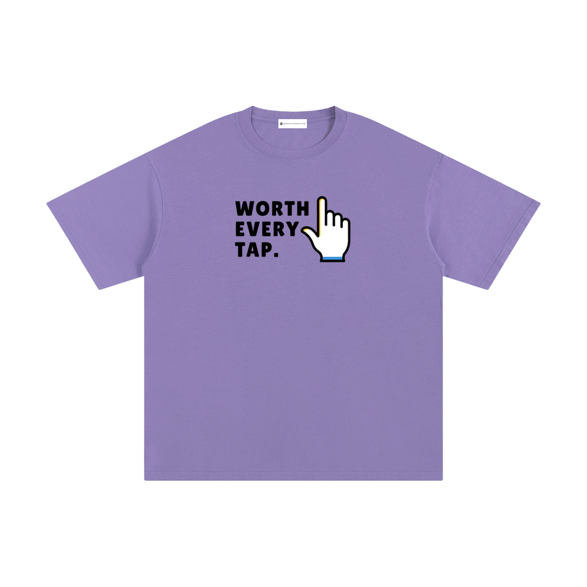 Worth Every Tap | Unisex Pure Cotton T-Shirt