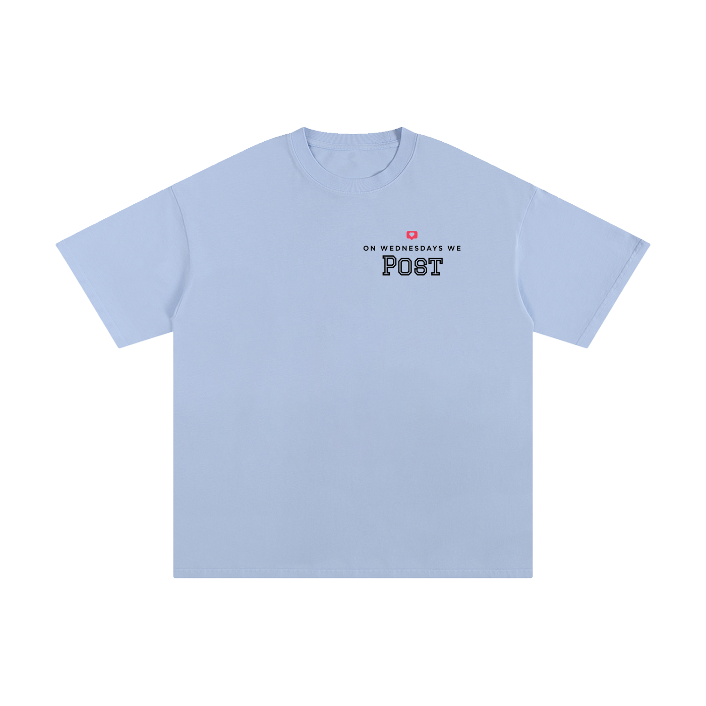 On Wednesdays, We Post | Unisex Pure Cotton T-Shirt