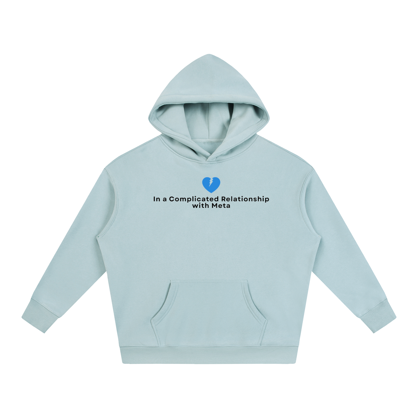Complicated Relationship | Oversize Fleeced Hoodie