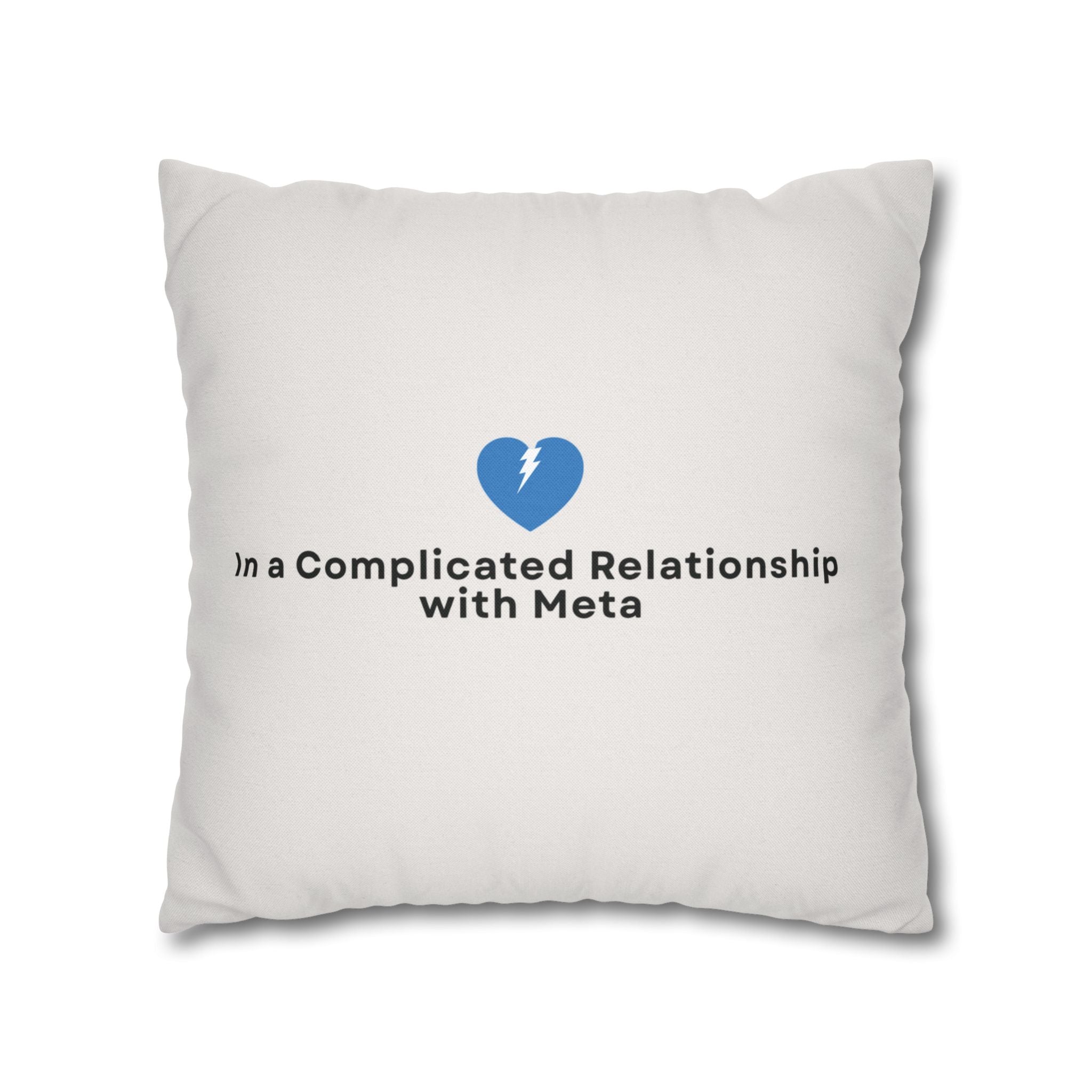 Complicated Relationship | Polyester Square Pillowcase