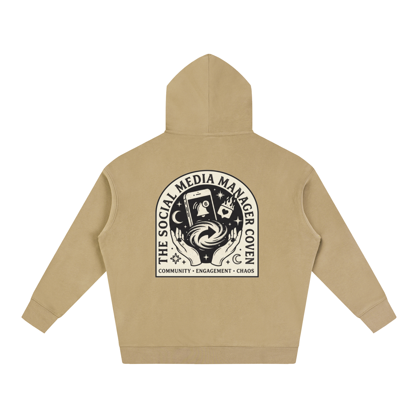 The Social Media Coven | Oversized Fleeced Hoodie