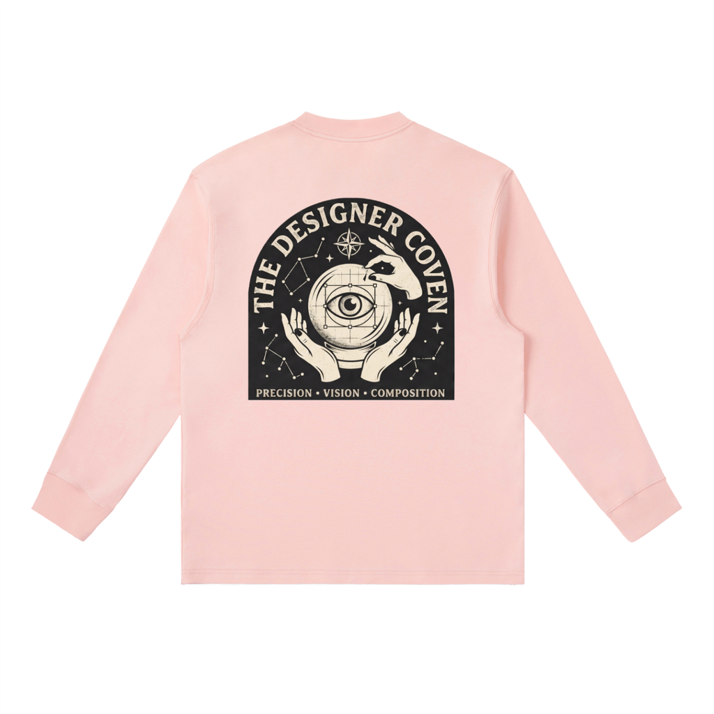 The Designer Coven | Essential Crewneck Long-Sleeve T-Shirt