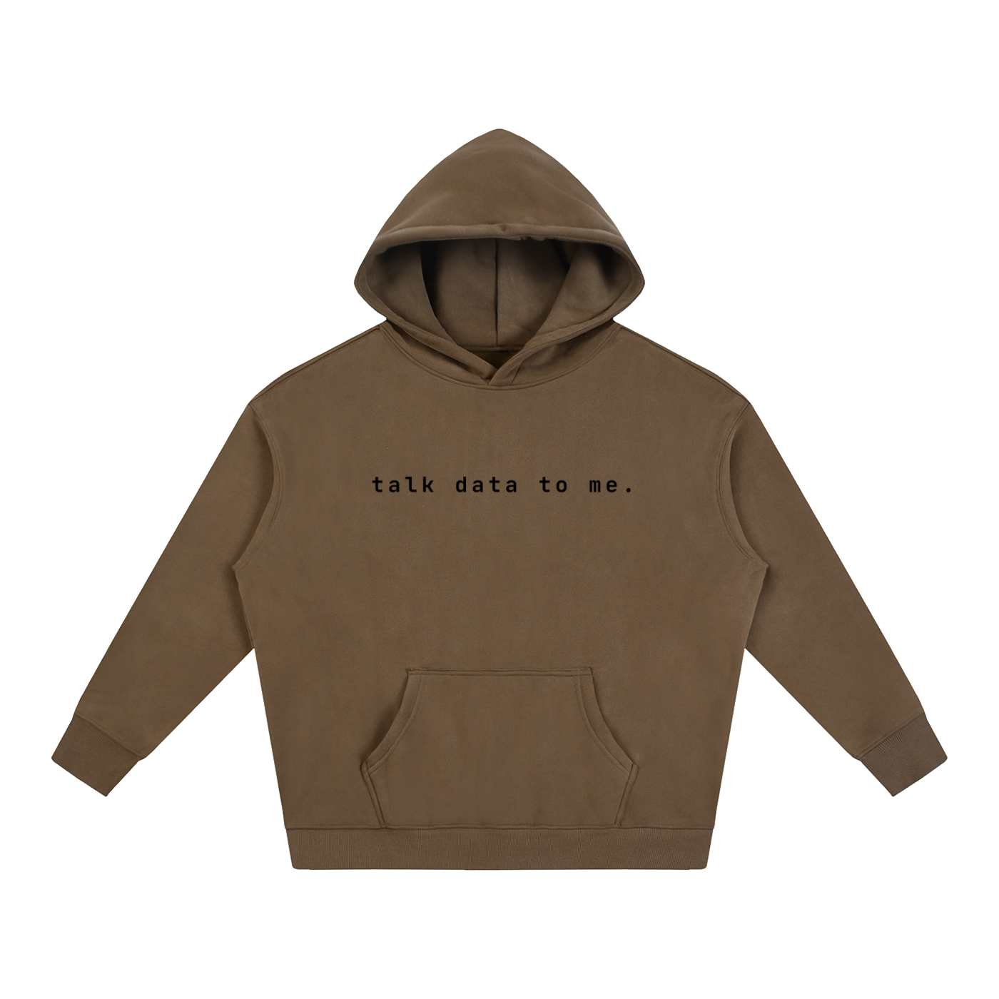 Talk Data To Me | Oversize Fleeced Hoodie