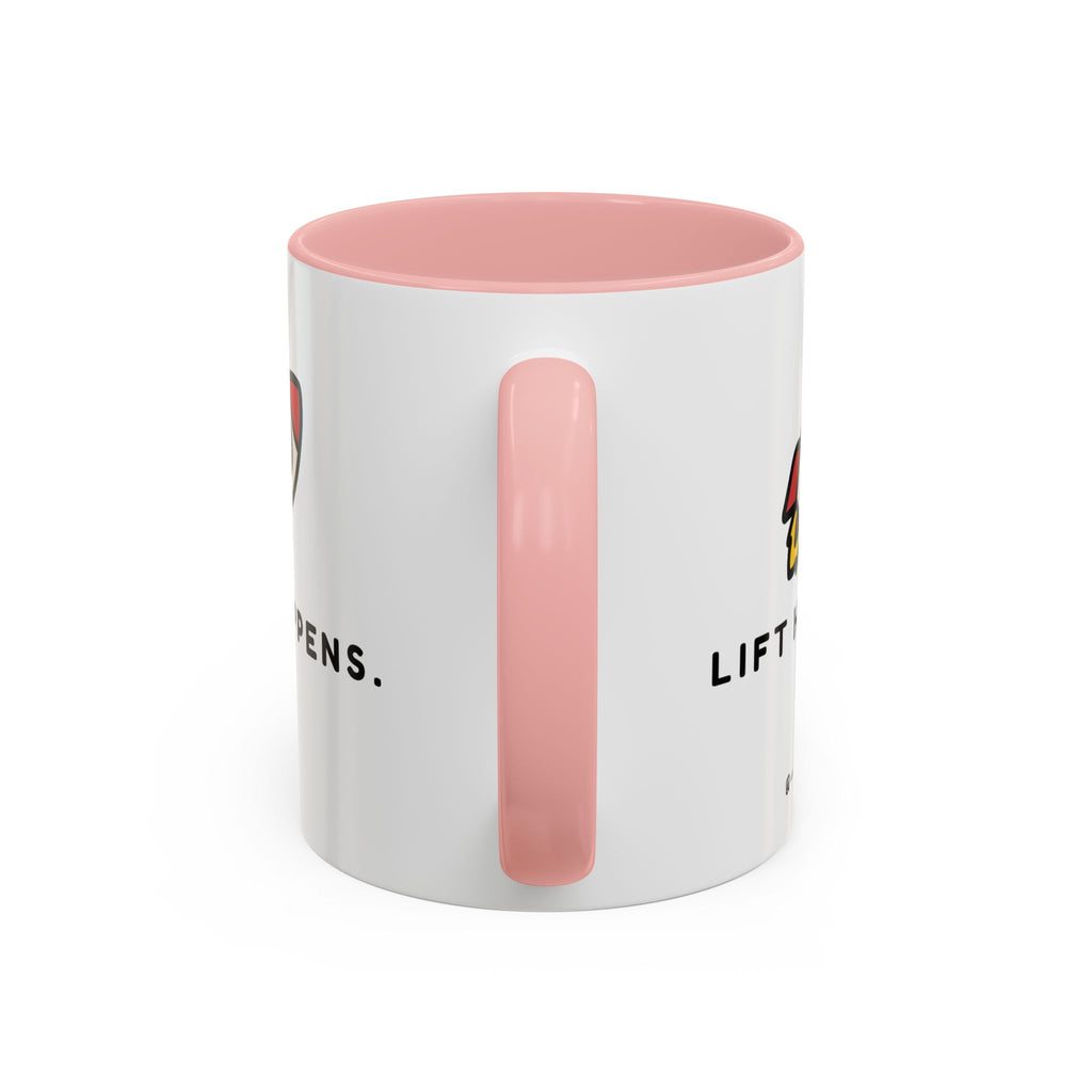 Lift Happens | Accent Coffee Mug (11, 15oz)