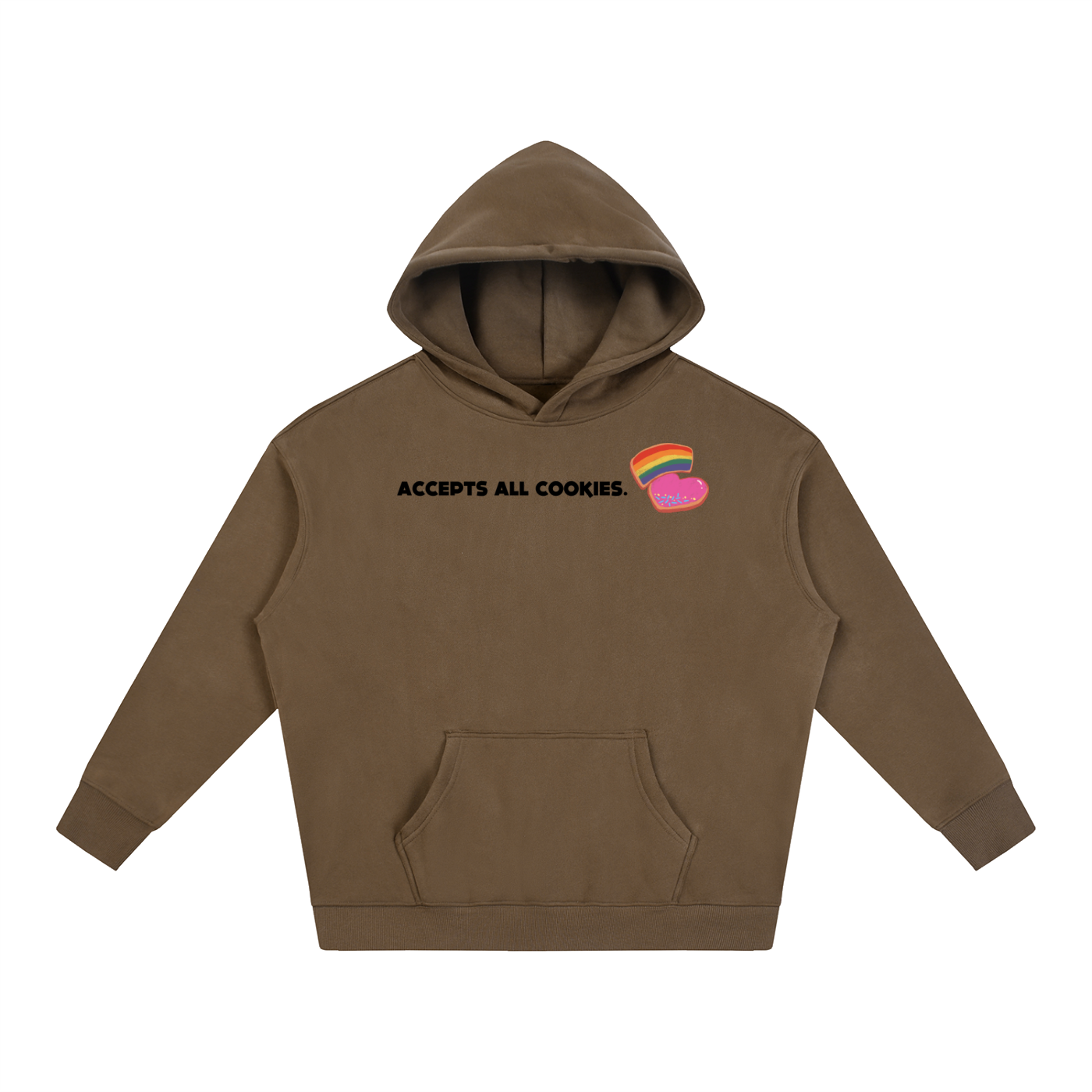 Accepts All Cookies | Oversize Fleeced Hoodie