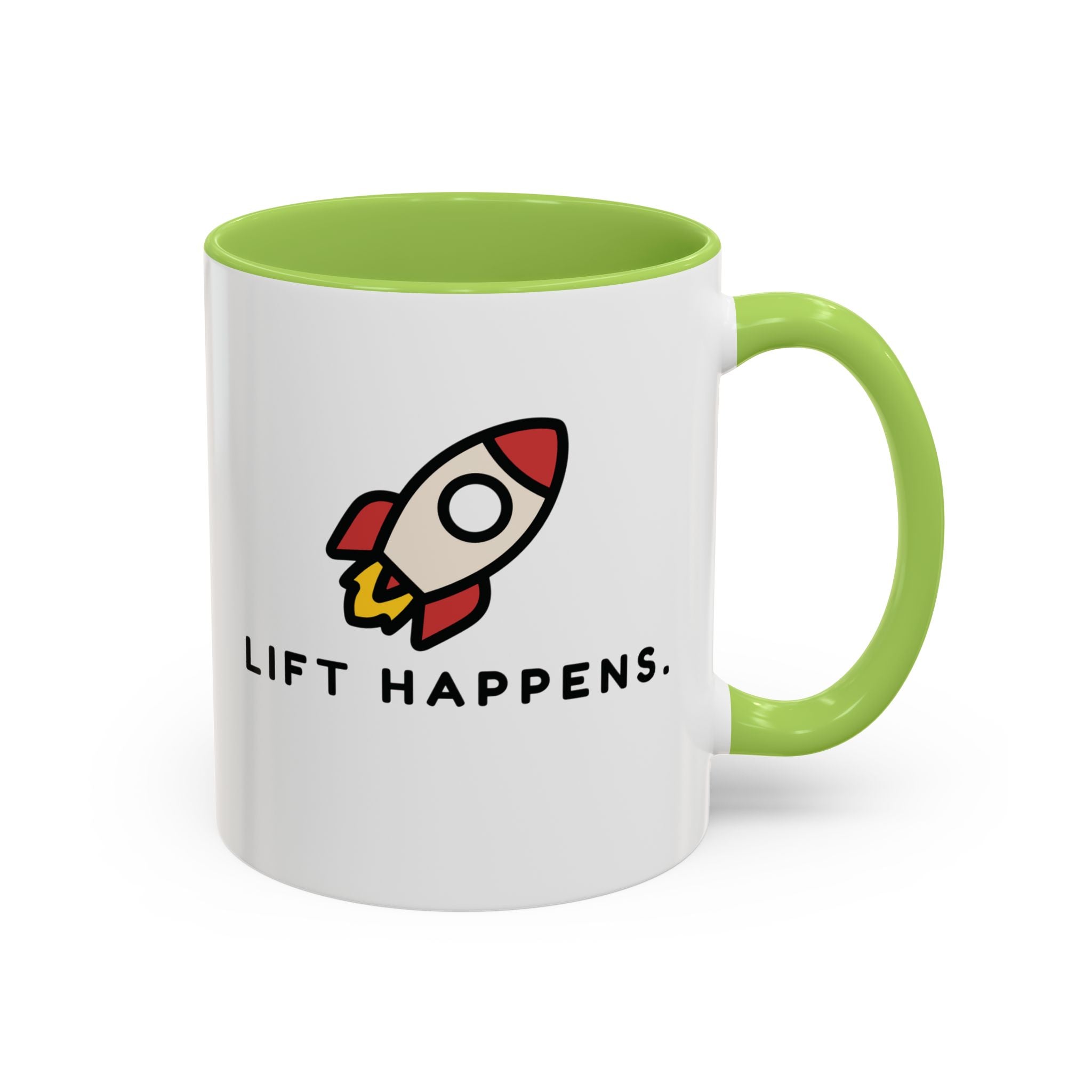 Lift Happens | Accent Coffee Mug (11, 15oz)