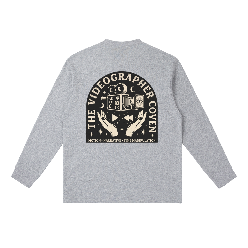 The Videographer Coven | Essential Crewneck Long-Sleeve T-Shirt
