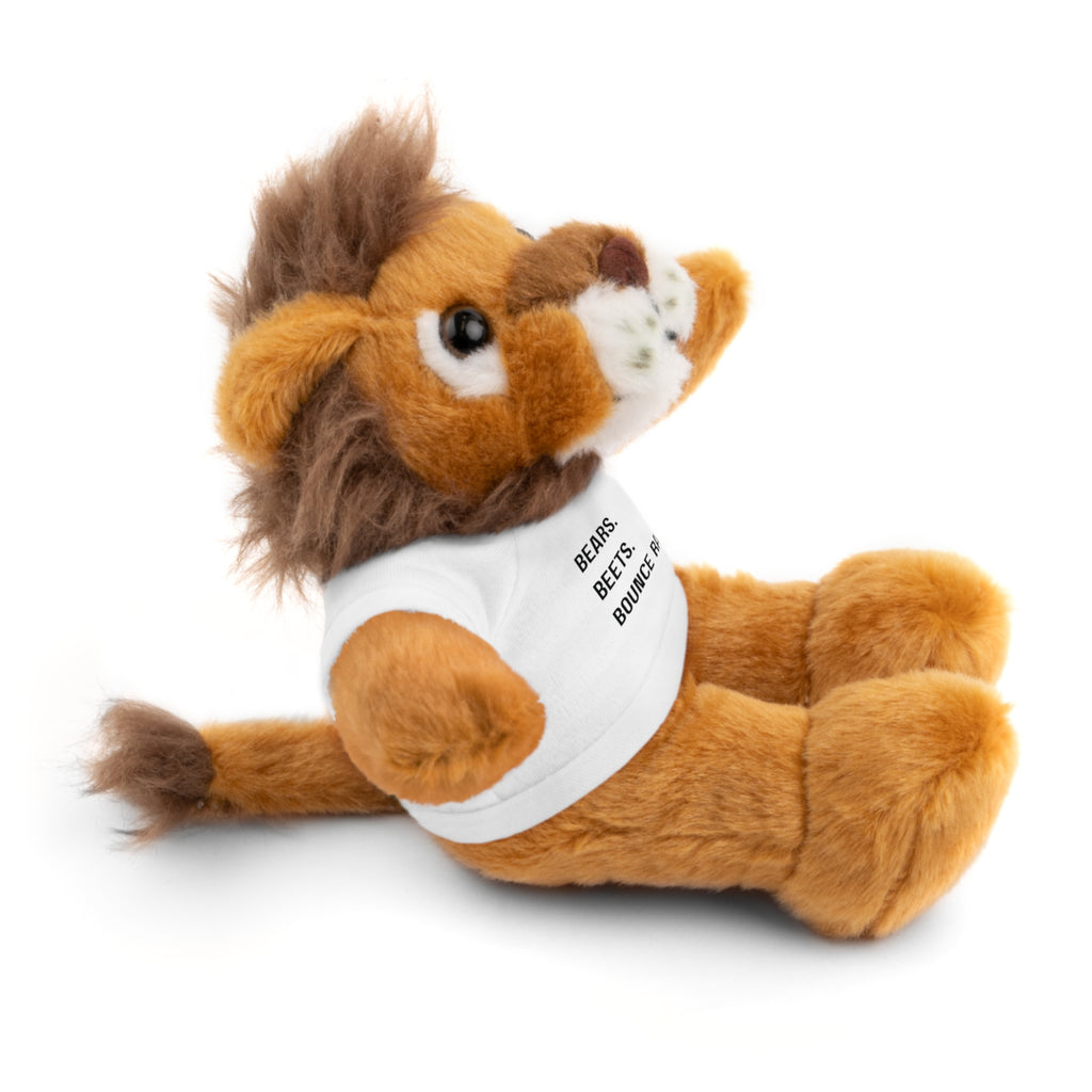Bears. Beets. Bounce Rates. | Plush Stuffed Toy with Graphic Tee