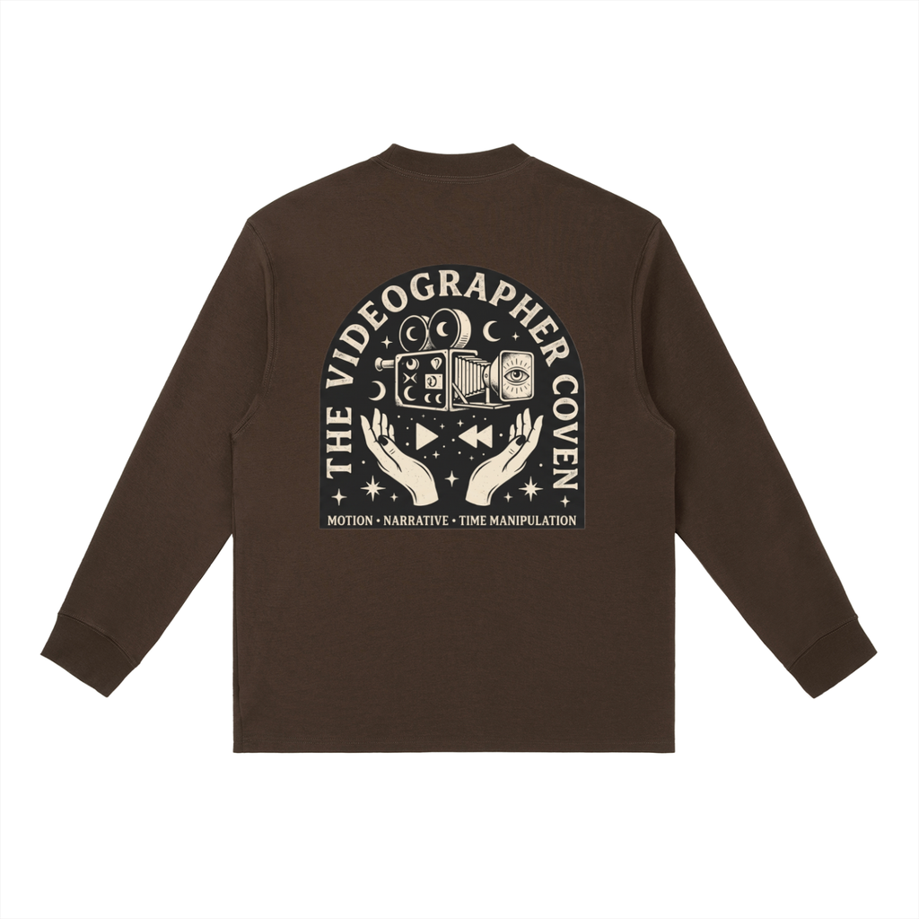 The Videographer Coven | Essential Crewneck Long-Sleeve T-Shirt