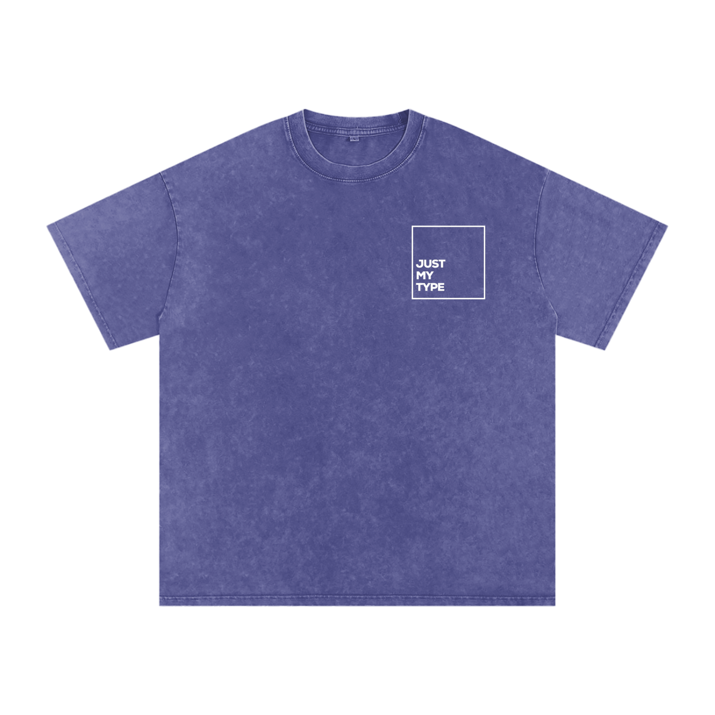 Just My Type | Snow Washed Oversized Cotton T-Shirt