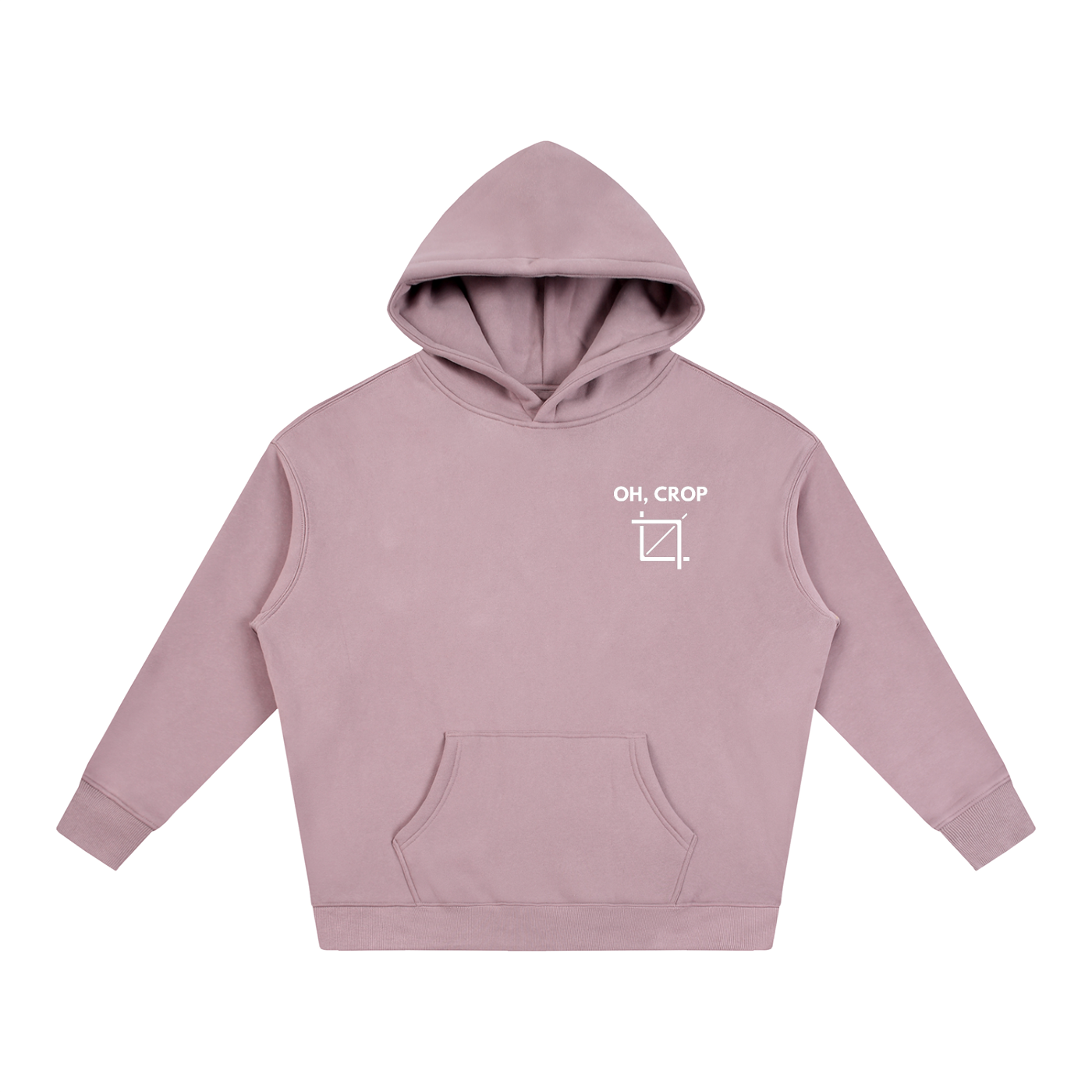 Oh, Crop | Oversize Fleeced Hoodie