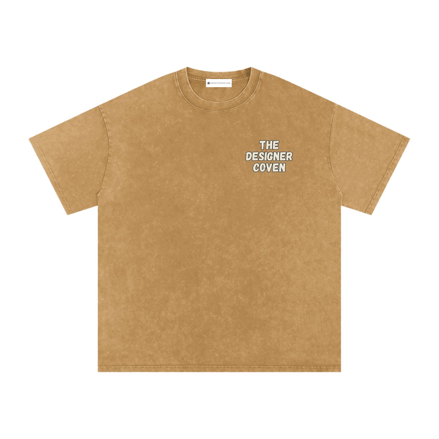 The Designer Coven | Snow Washed Oversized Cotton T-Shirt