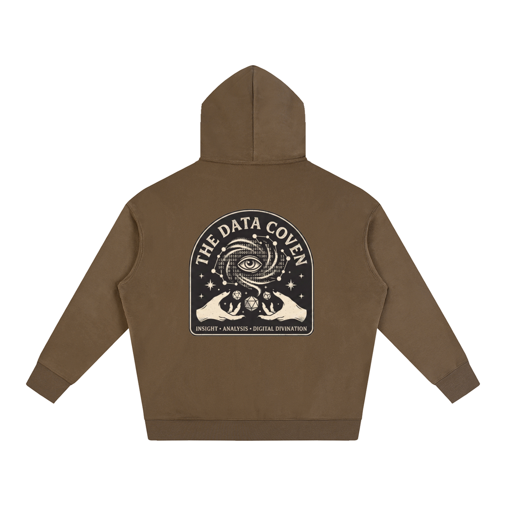 The Data Coven | Oversized Fleeced Hoodie