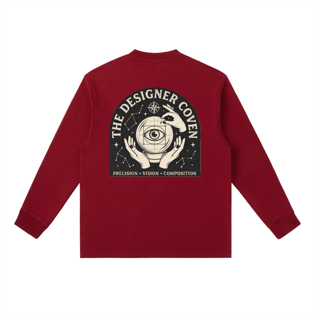 The Marketing Coven | Essential Crewneck Long-Sleeve T-Shirt