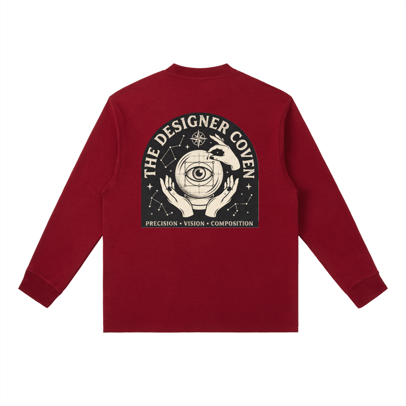 The Marketing Coven | Essential Crewneck Long-Sleeve T-Shirt