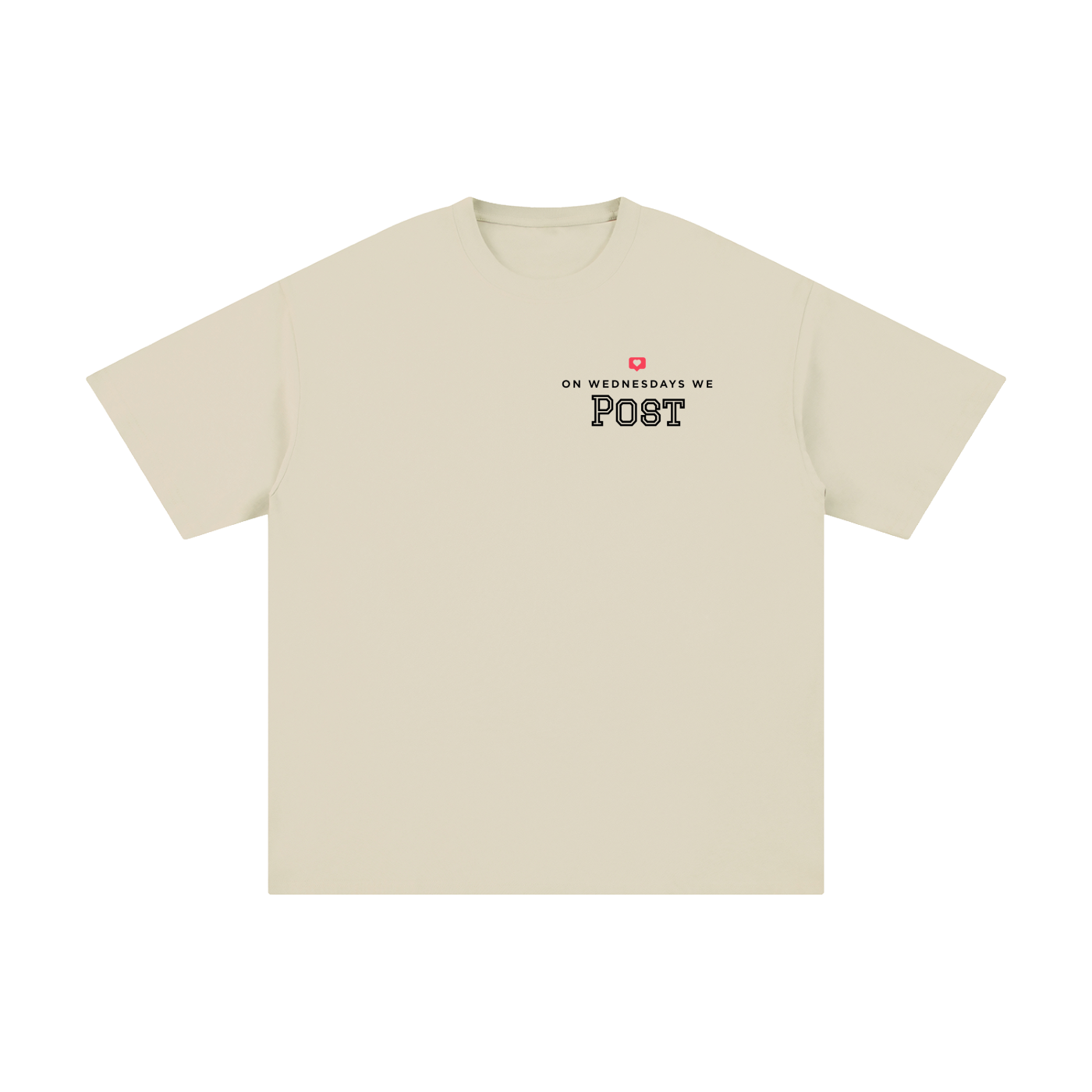 On Wednesdays, We Post | Unisex Pure Cotton T-Shirt