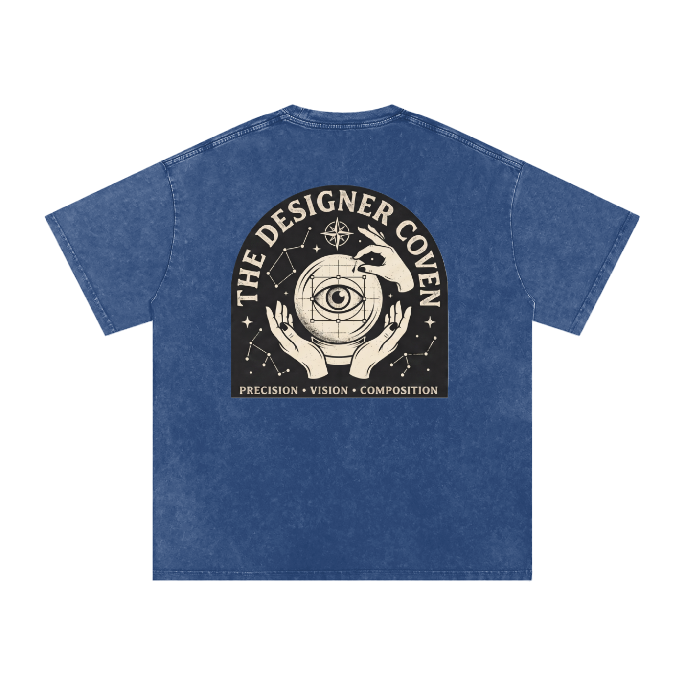 The Designer Coven | Snow Washed Oversized Cotton T-Shirt