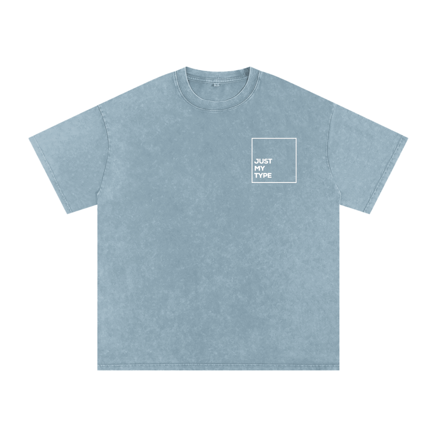 Just My Type | Snow Washed Oversized Cotton T-Shirt