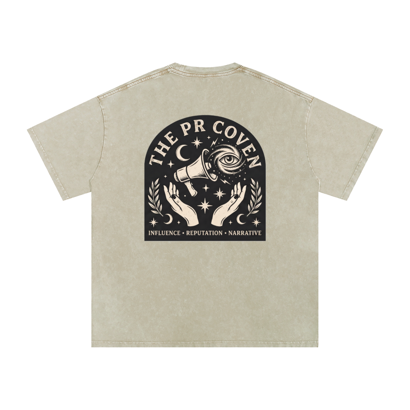 The PR Coven | Snow Washed Oversized Cotton T-Shirt