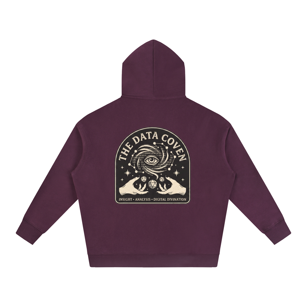 The Data Coven | Oversized Fleeced Hoodie