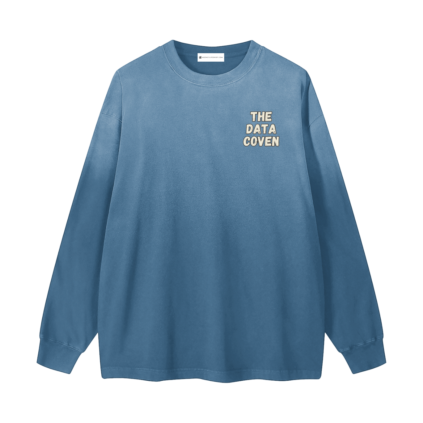 The Data Coven | Gradient Washed Long Sleeve T-Shirt
