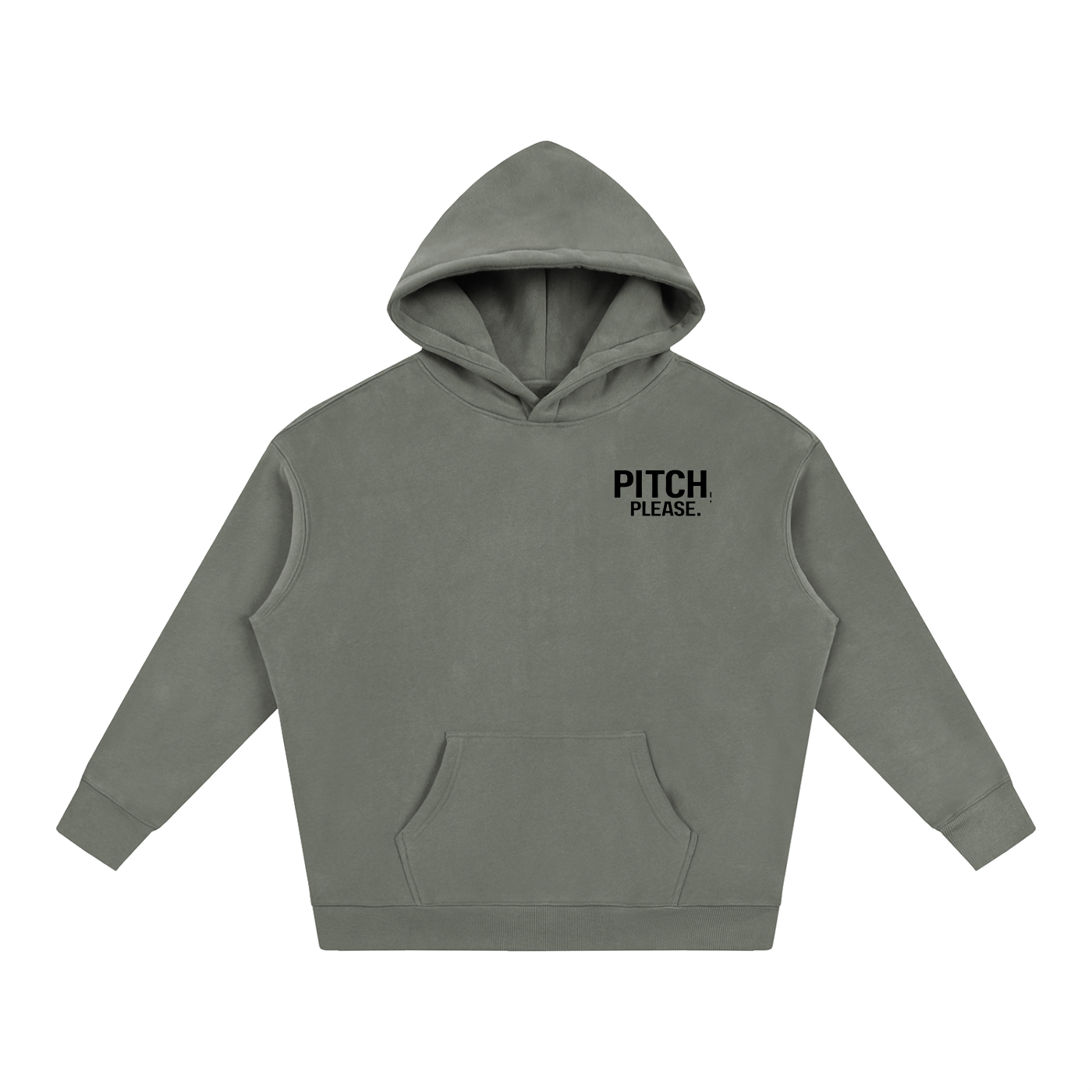 Pitch, Please | Oversize Fleeced Hoodie
