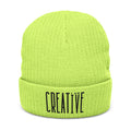 I Am Creative | Ribbed Knit Beanie