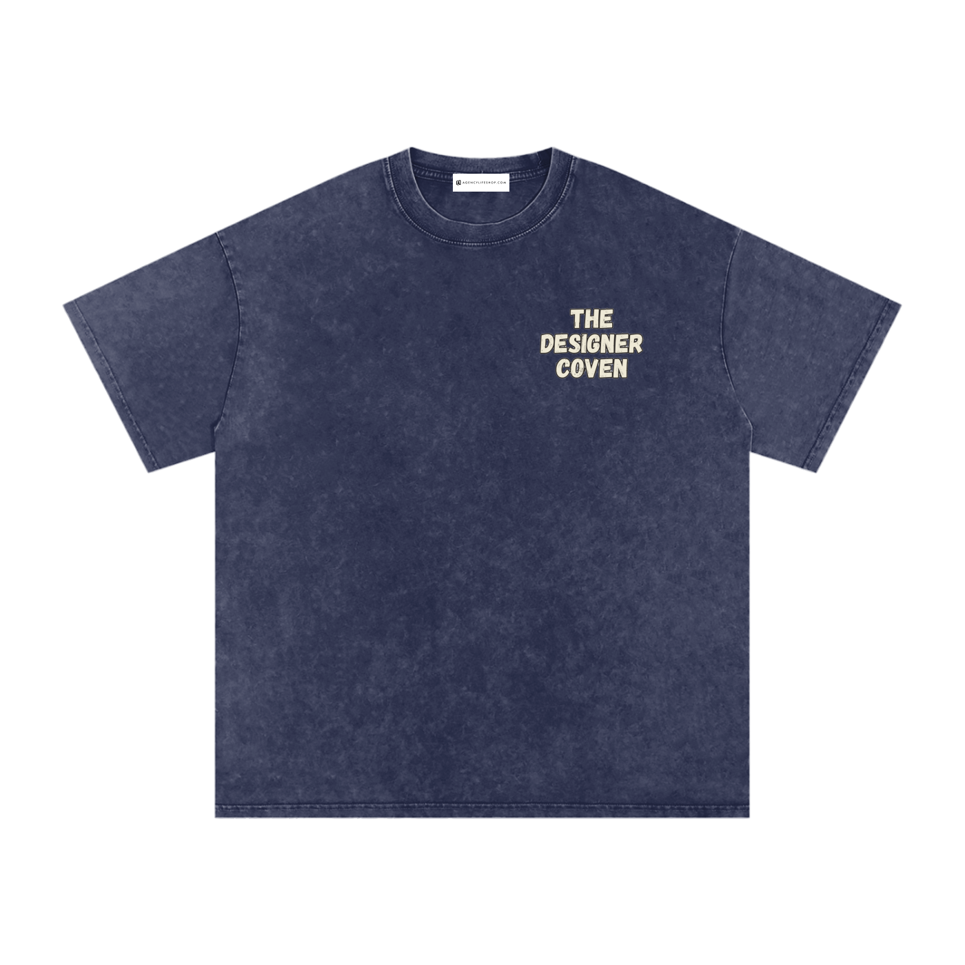 The Designer Coven | Snow Washed Oversized Cotton T-Shirt