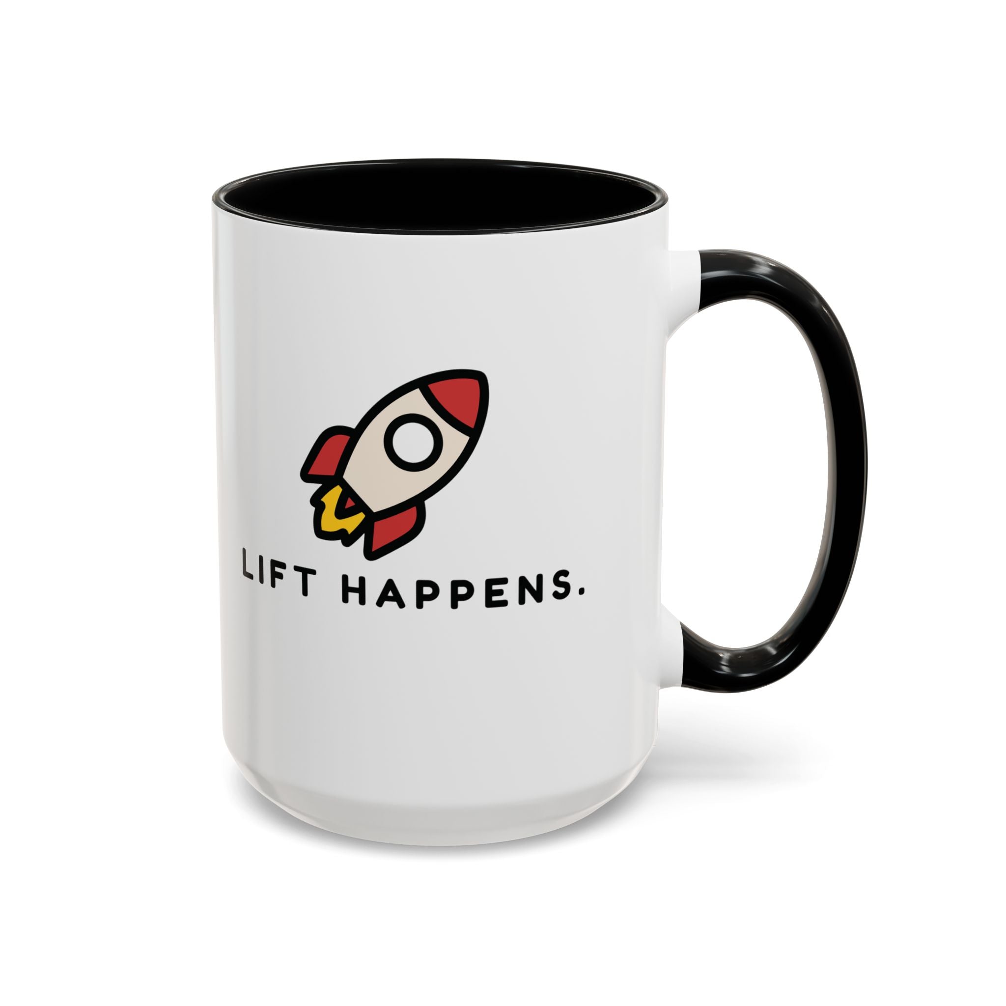 Lift Happens | Accent Coffee Mug (11, 15oz)