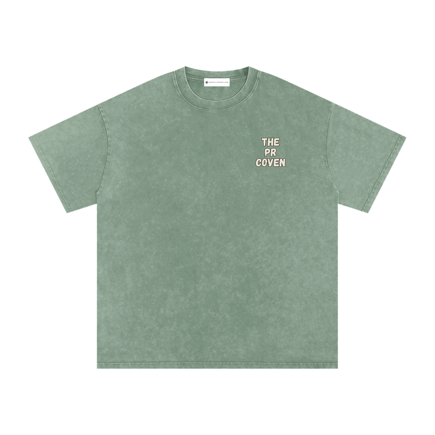 The PR Coven | Snow Washed Oversized Cotton T-Shirt