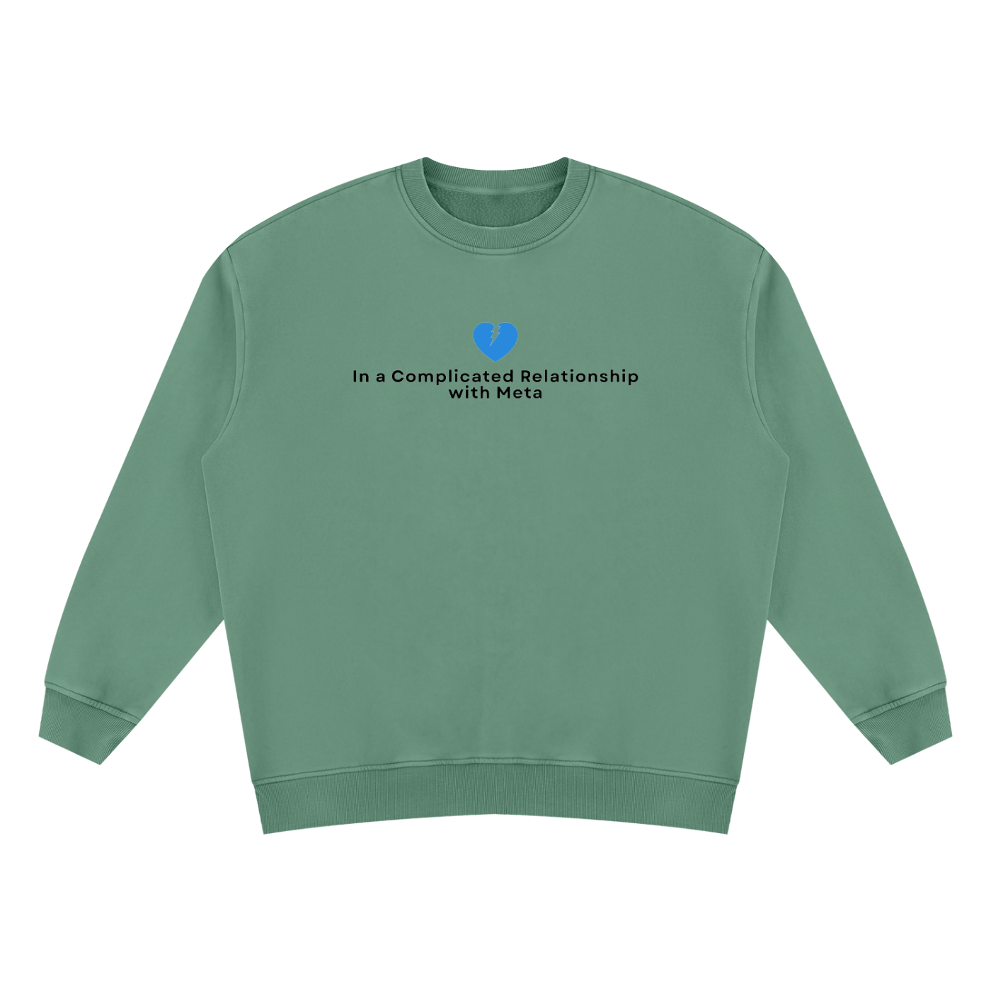 Complicated Relationship | Unisex Vintage Wash Fleece Sweatshirt