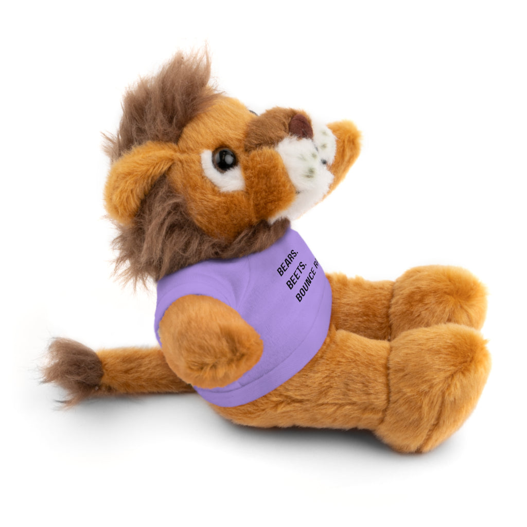 Bears. Beets. Bounce Rates. | Plush Stuffed Toy with Graphic Tee