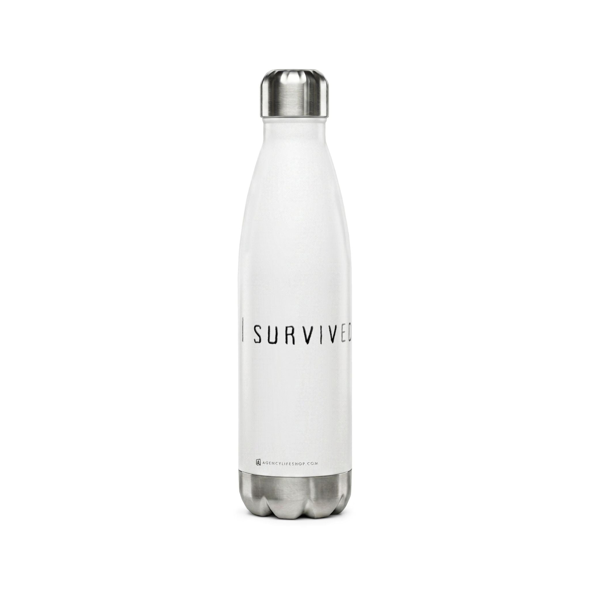 I Survived a Rebrand | 17oz Stainless Steel Water Bottle