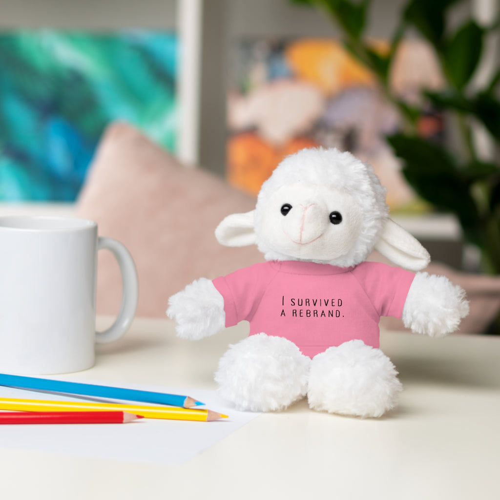 I Survived A Rebrand | Plush Stuffed Toy with Graphic Tee