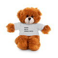 Bears. Beets. Bounce Rates. | Plush Stuffed Toy with Graphic Tee