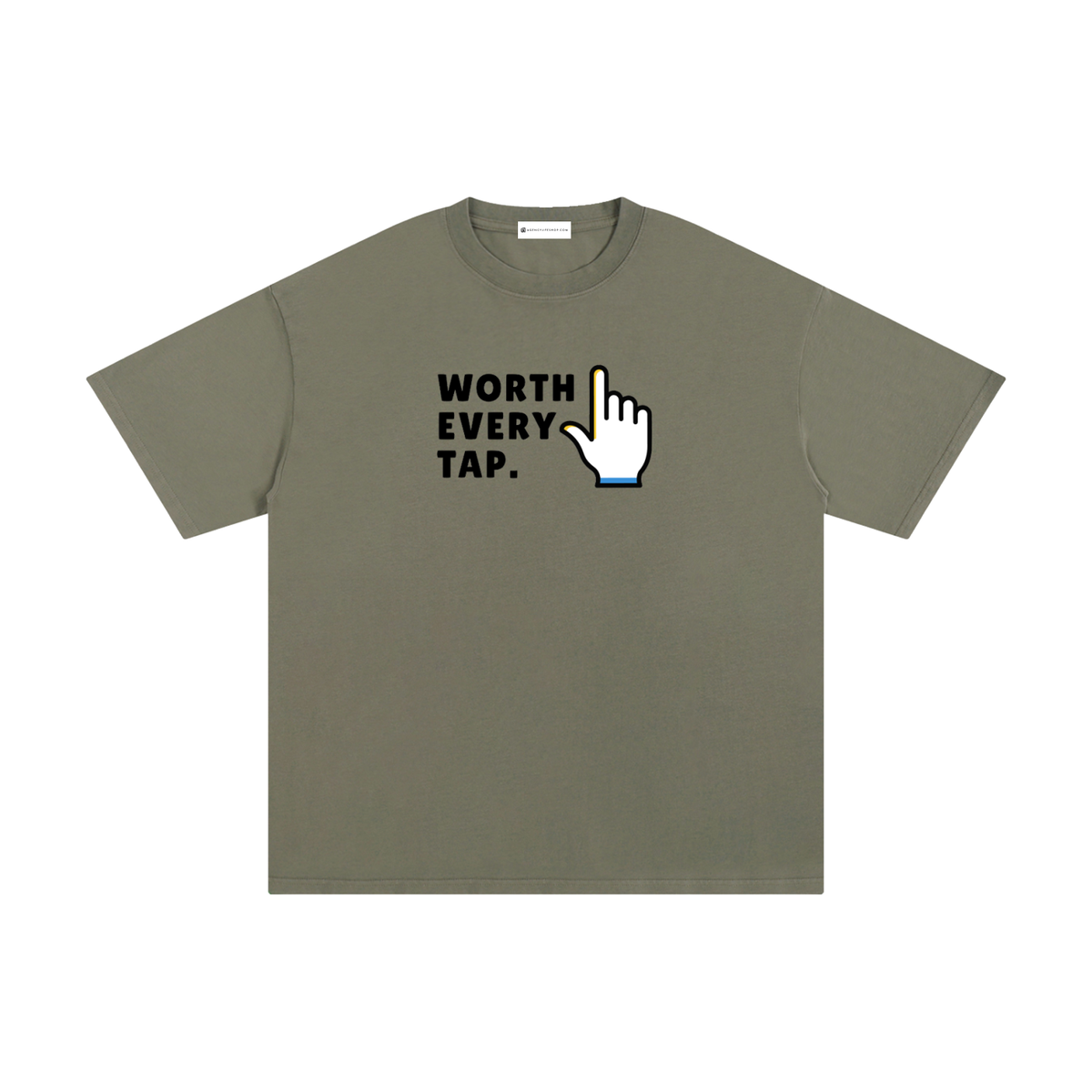 Worth Every Tap | Unisex Pure Cotton T-Shirt