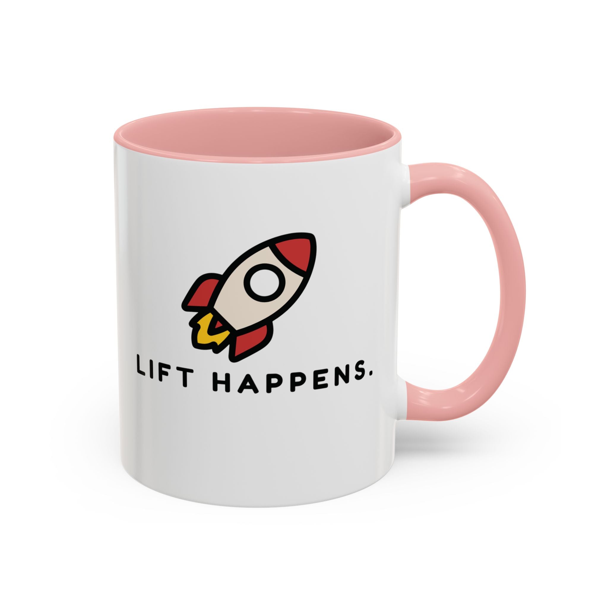 Lift Happens | Accent Coffee Mug (11, 15oz)