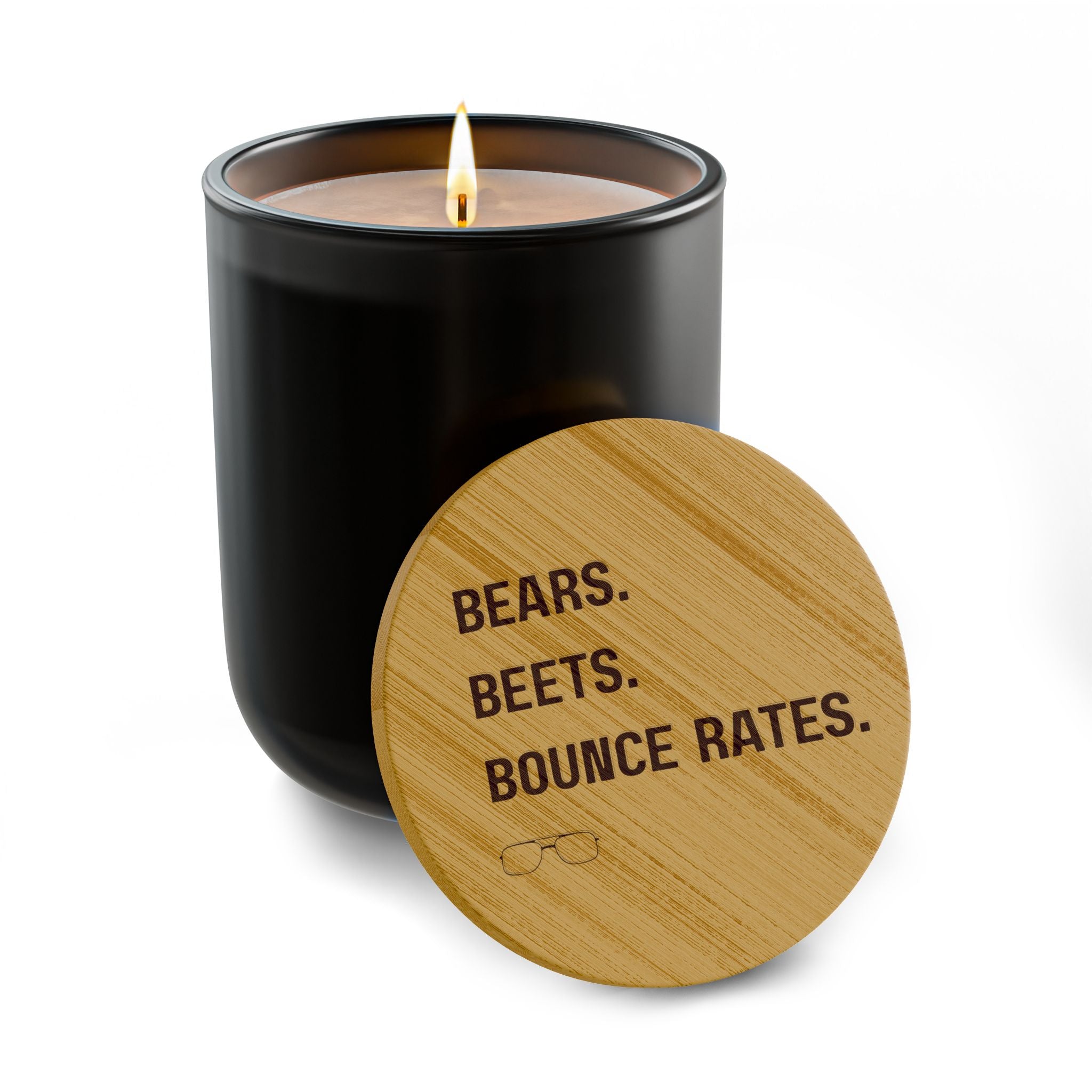 Bears. Beets. Bounce Rates. | Engraved 14oz Scented Soy Candle