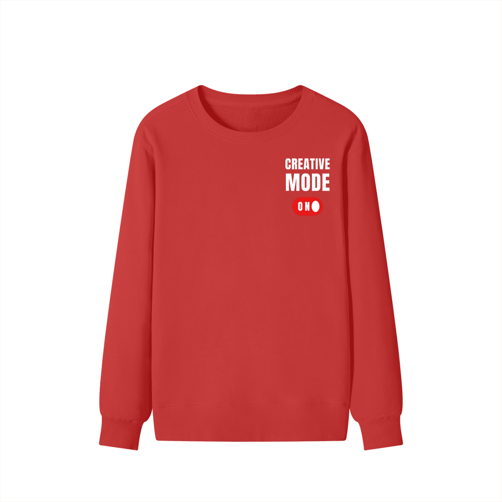 Creative Mode: On | Classic Unisex Cotton Sweatshirt