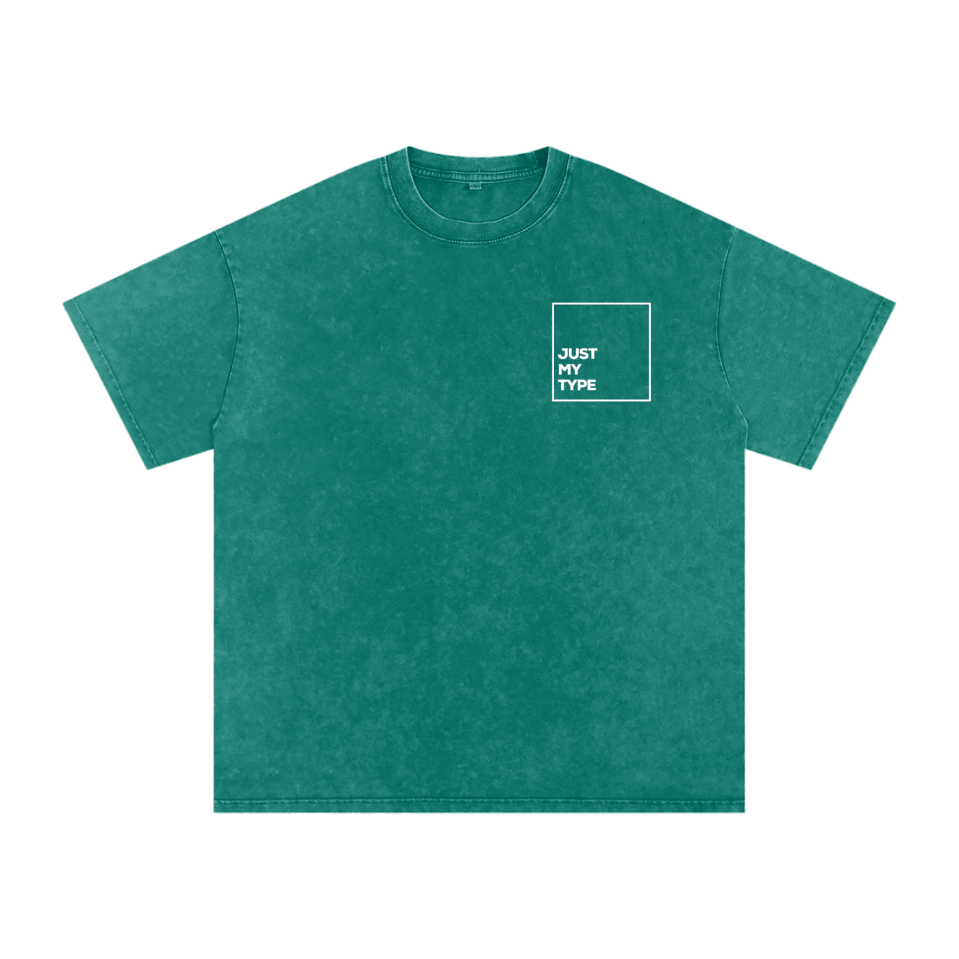 Just My Type | Snow Washed Oversized Cotton T-Shirt