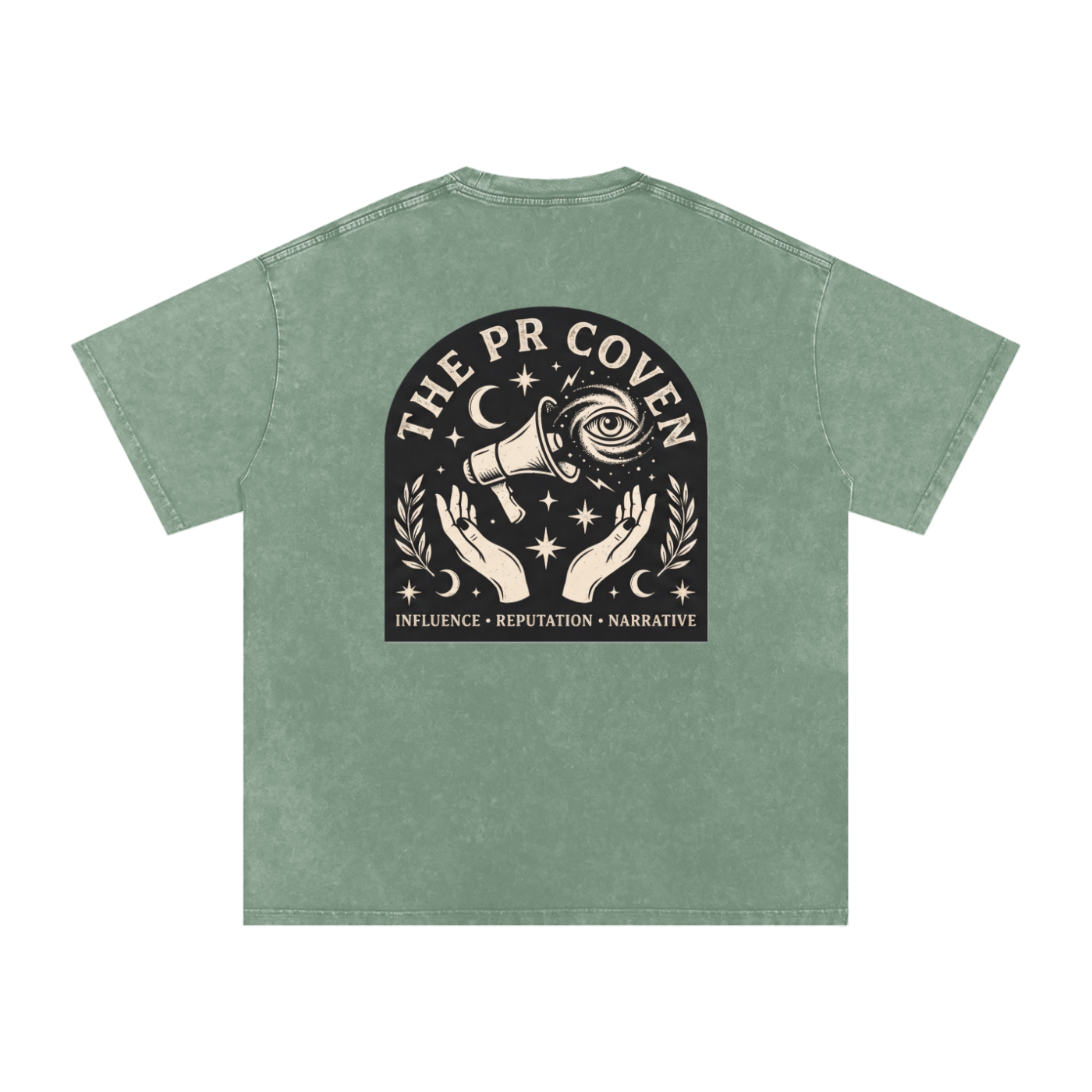 The PR Coven | Snow Washed Oversized Cotton T-Shirt