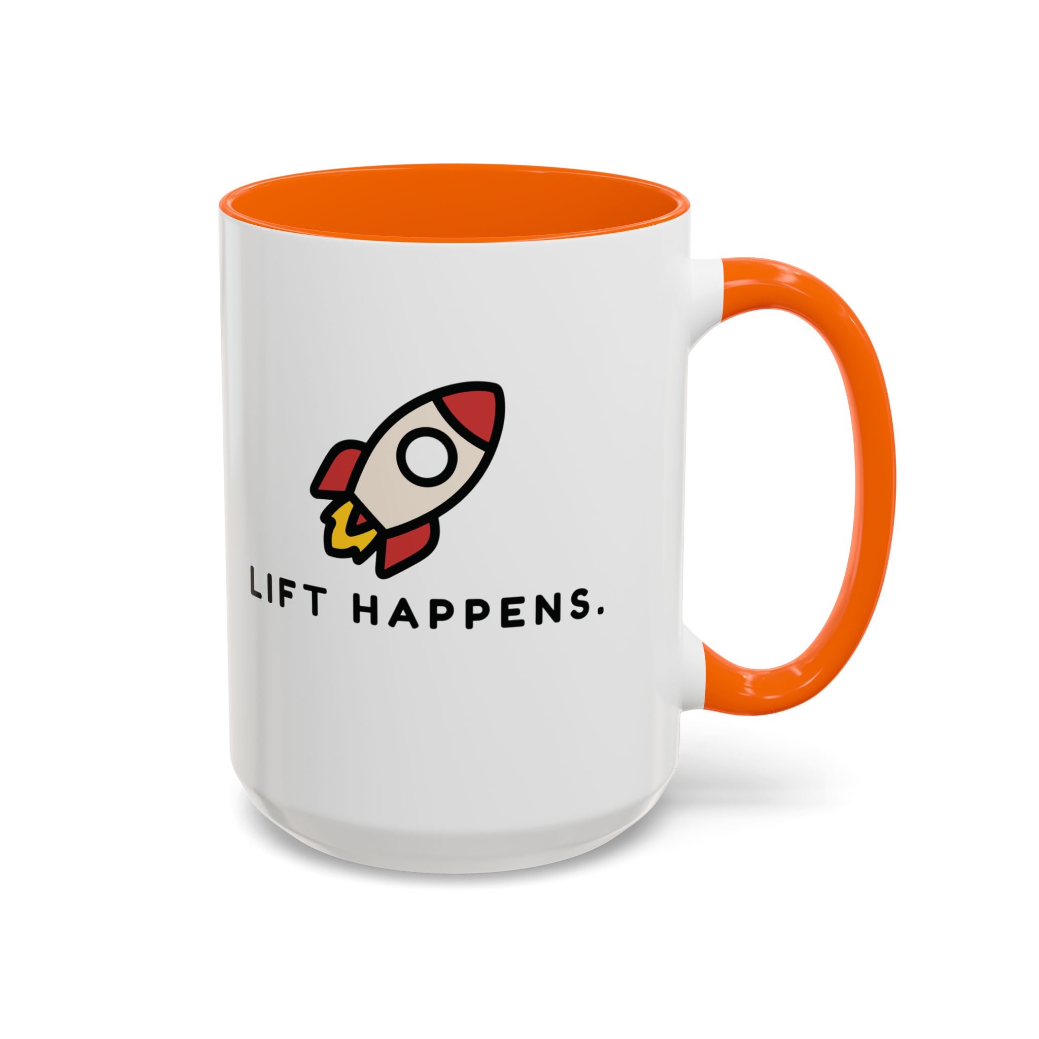 Lift Happens | Accent Coffee Mug (11, 15oz)