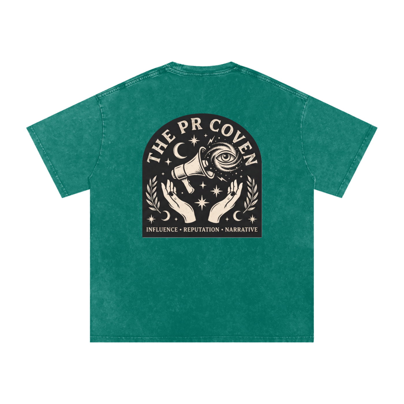 The PR Coven | Snow Washed Oversized Cotton T-Shirt