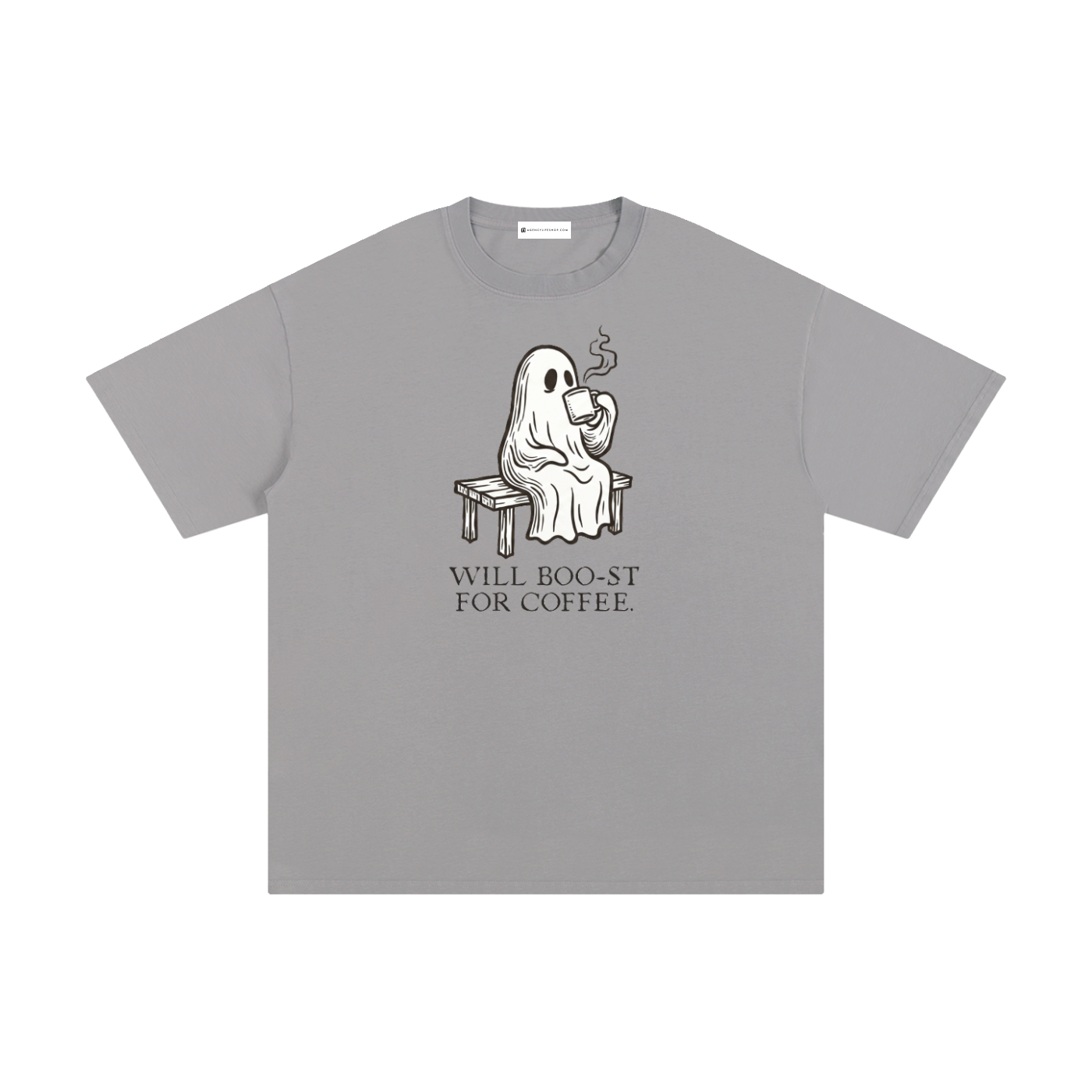 Will Boo-st for Coffee | Unisex Pure Cotton T-Shirt