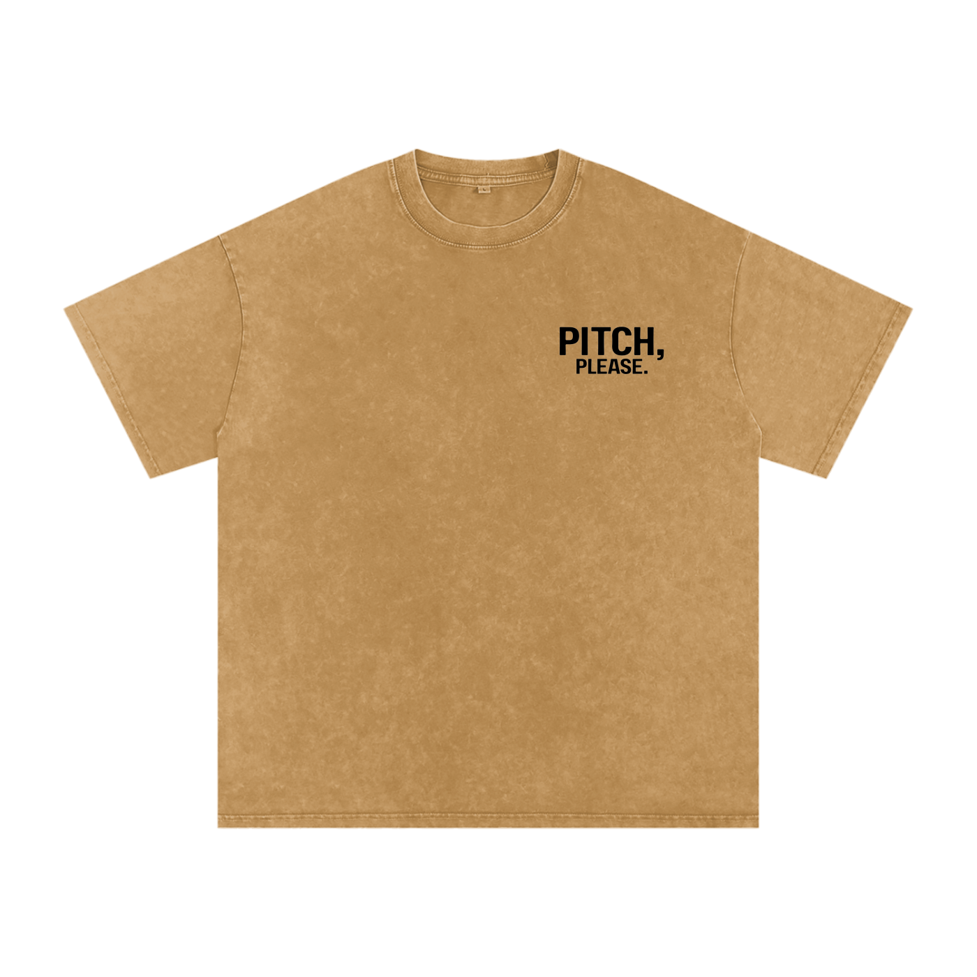 Pitch, Please | Snow Washed Oversized Cotton T-Shirt