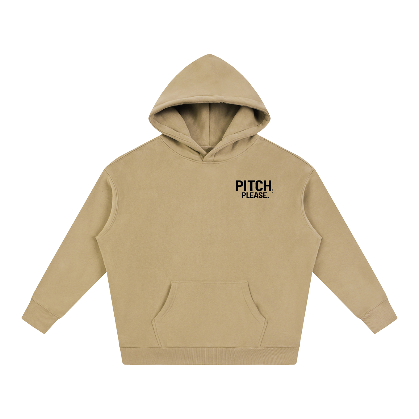 Pitch, Please | Oversize Fleeced Hoodie